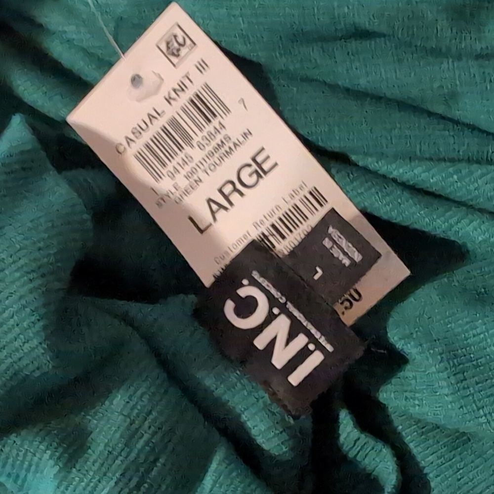 International Concepts Inc Casual Knit III Ribbed Turtleneck Large Nwt ❤️ - Picture 4 of 5